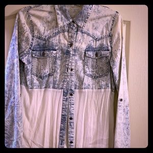 Miss Me button up blouse